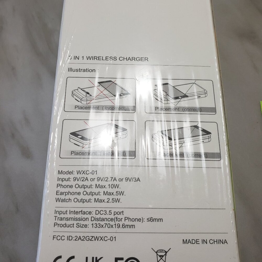 3 in 1 Fast Wireless Charger